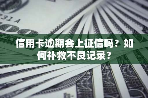 济南信用卡逾期会上征信吗？如何补救不良记录？