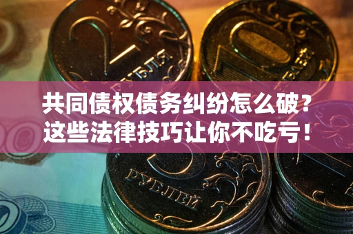 济南共同债权债务纠纷怎么破？这些法律技巧让你不吃亏！