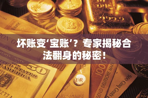 济南坏账变‘宝账’？专家揭秘合法翻身的秘密！