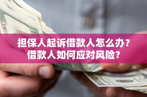 济南担保人起诉借款人怎么办？借款人如何应对风险？