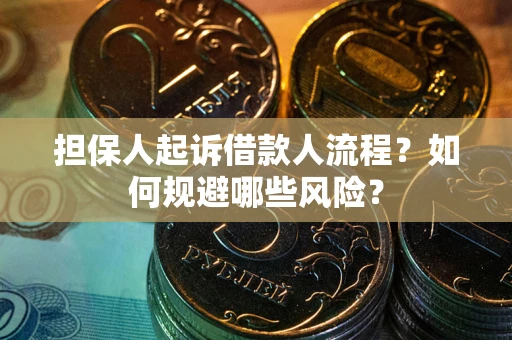 济南担保人起诉借款人流程？如何规避哪些风险？