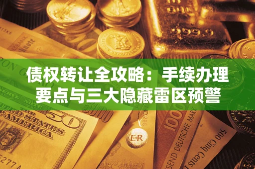 济南债权转让全攻略：手续办理要点与三大隐藏雷区预警